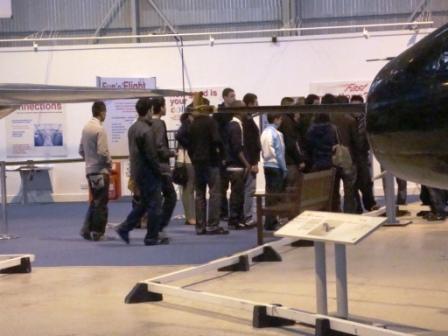 Students at Cold War Museum RAF Cosford